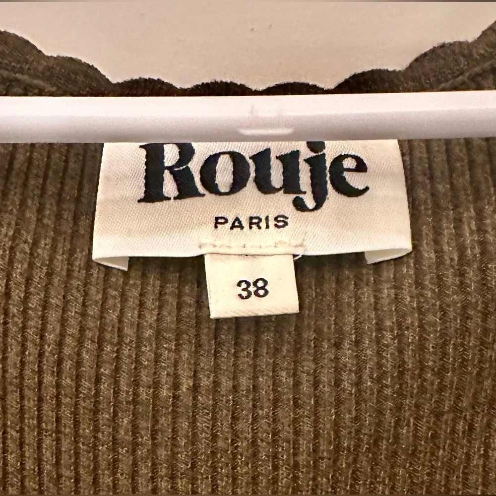 Rouje Olive Long Sleeve Dress - Picture 9 of 10